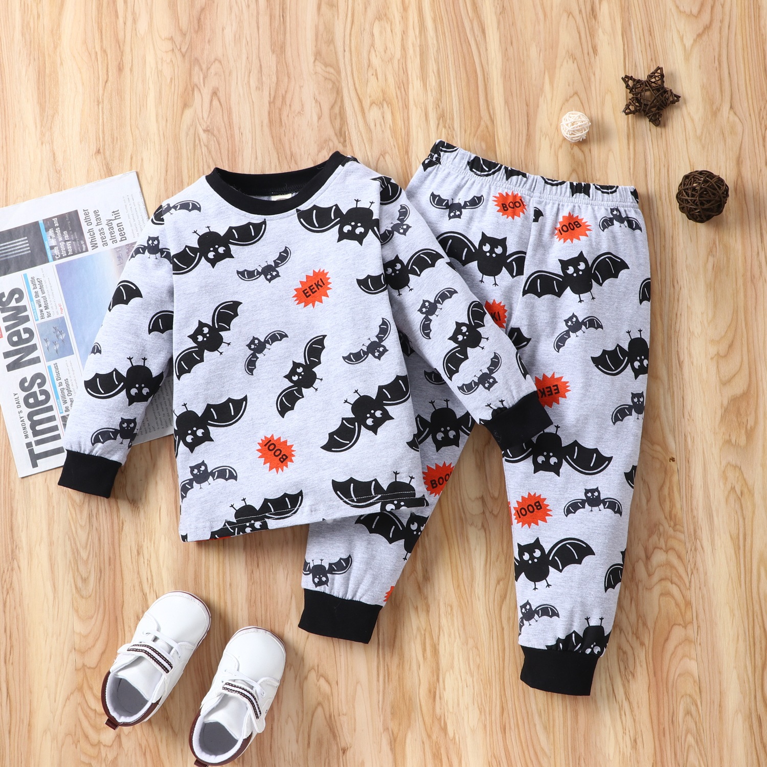 Halloween Fashion Animal Polyester Boys Clothing Sets display picture 1