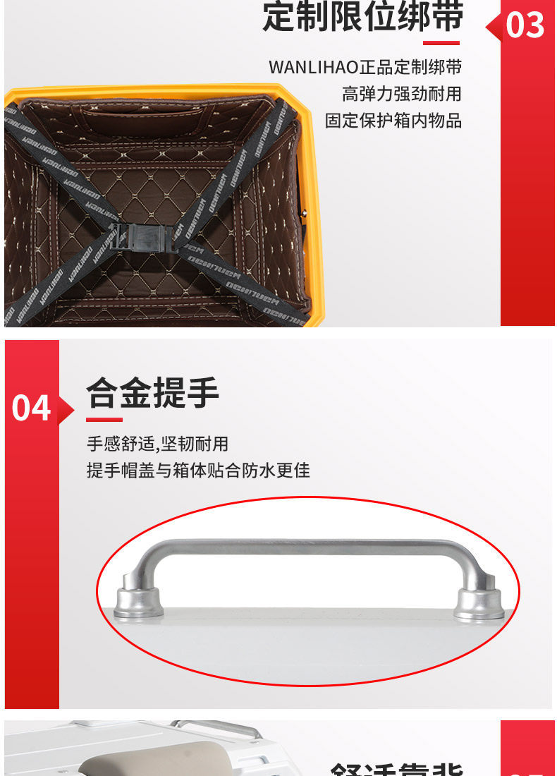 Wanlihao trunk is suitable for Niu K Citi/One motorcycle trunk, scooter, and electric vehicle rear trunk