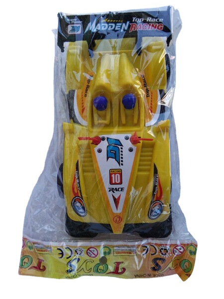 Racing car with cord