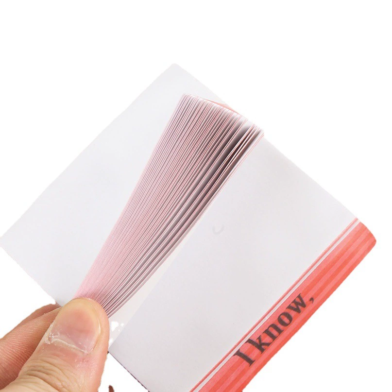 Милый цвет липкая заметка индивидуальные печатные логотип специальной формы милый мультфильм неправильный вопрос индекс записная книжка липкая бумага для заметок