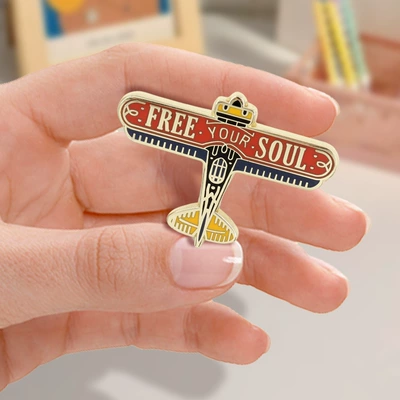 Yaxa sancaqları Enamel Brooch Collection Metal