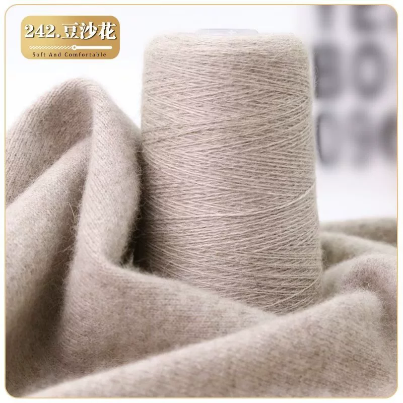 Manufacturer wholesale two-strand cashmere thread genuine cashmere thread 100 woven hand knitted scarf yarn pure DIY wool thread
