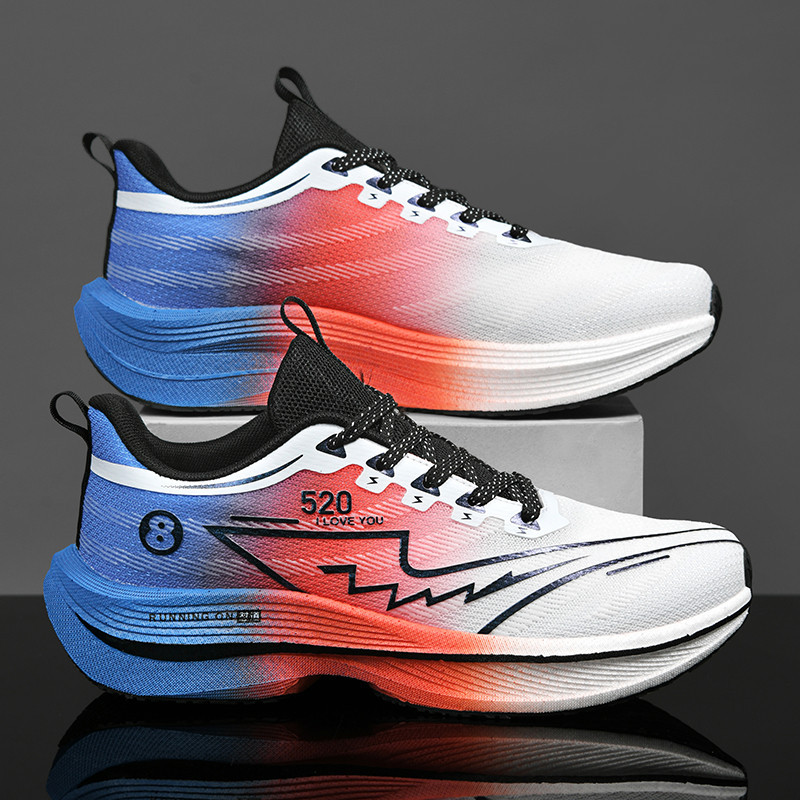 National Trendy Adolescente Realmente Explosión Zapatillas de running de suela blanda Hombres y mujeres Fricción Sonido Resistente al desgaste Calzado deportivo de pareja antideslizante