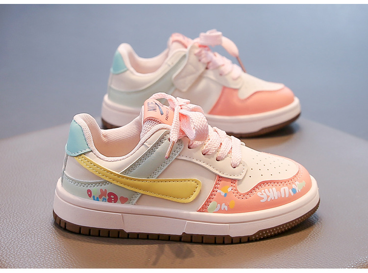 Modische Kindersneaker Für Mädchen Mit Klettverschluss Und Sohle_voghion.com