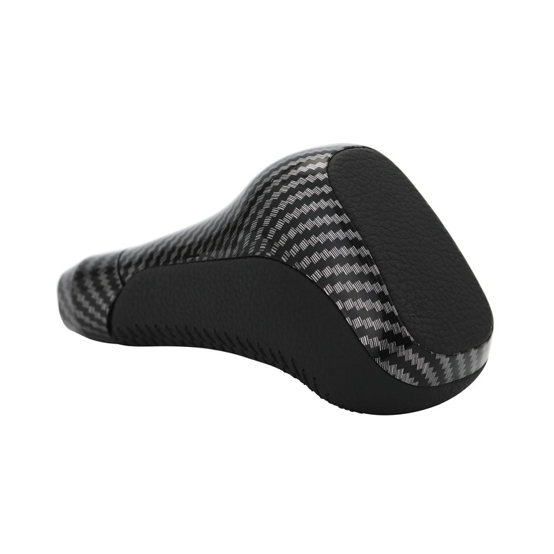 Suitable for Toyota gear head shift lever handball 8mm threaded carbon fiber black leather car gear shift handball
