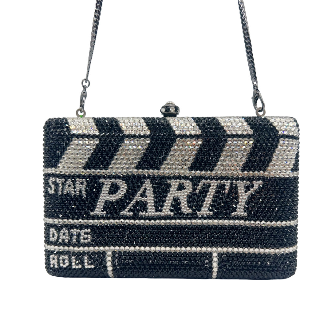 Bolsas de cristal negras, bolsas de nicho, bolsas de diamantes para mujeres, bolsas de cena de diamantes hechas a mano, bolsas de cadena