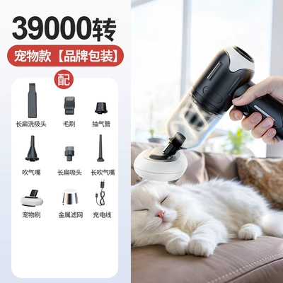 Car Vacuum Cleaner, Wireless, Brushless, High Suction Power, Two-Speed Adjustment, Blowing and Suction Integrated, Dual-Use for Home and Car, Portable Handheld Mini (Tozsoranlar) - hl-119pet-style-neutral-packaging