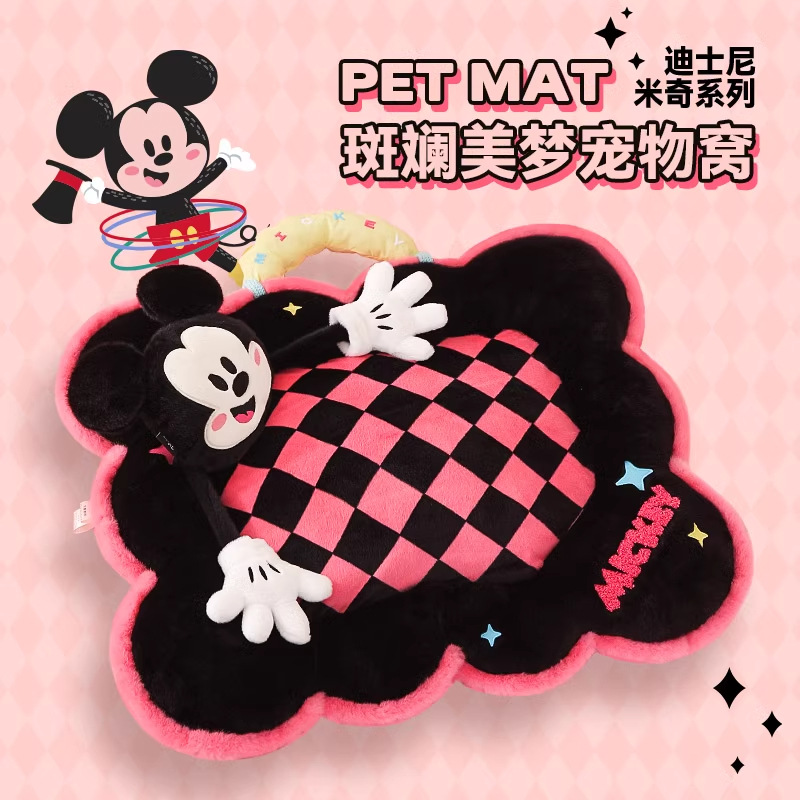 Disney serie Mickey perros almohadilla de dopamina para dormir perros de tamaño medio para dormir perros mascotas calentadas en invierno