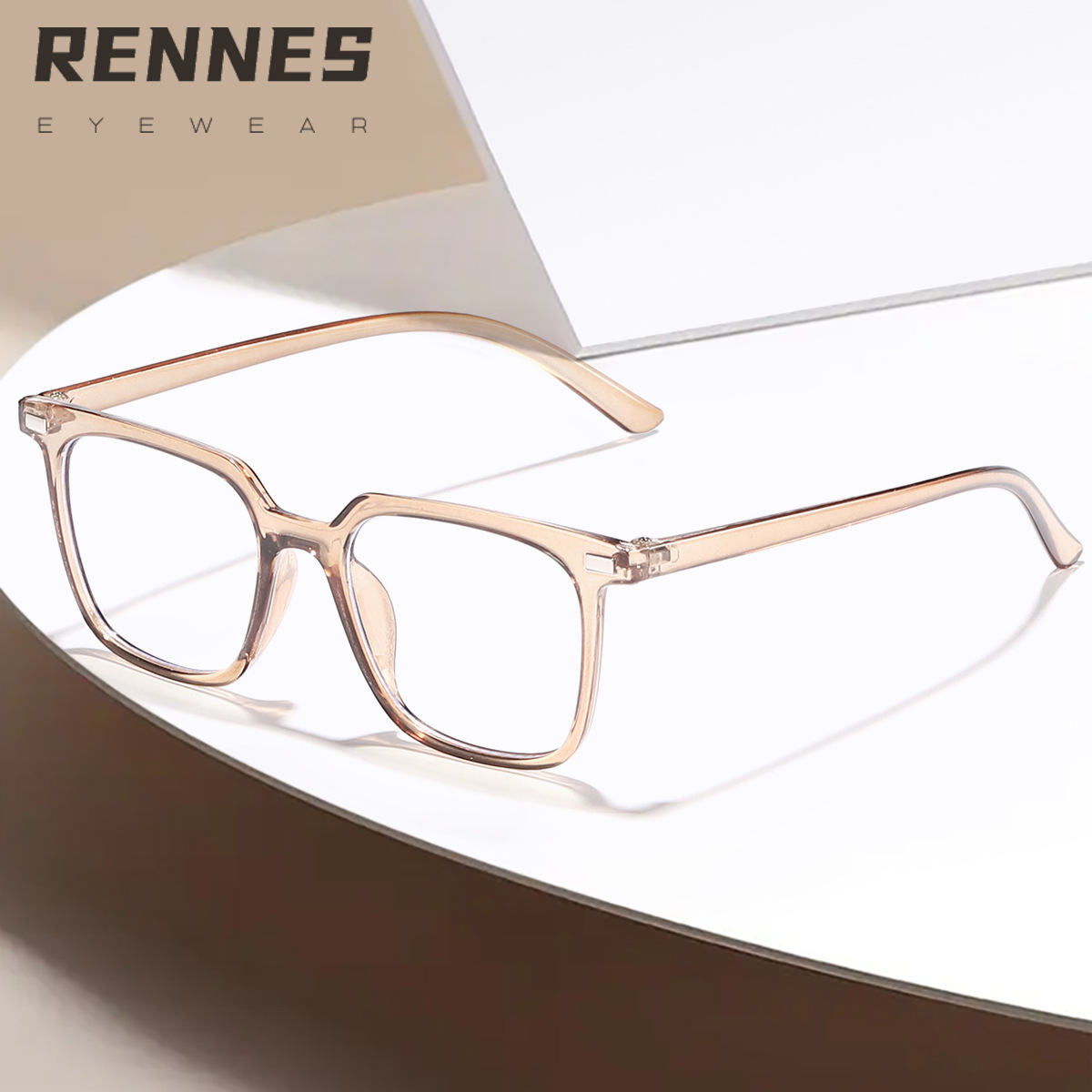 Nuevo Marco de gafas de celebridad de Internet luz anti-azul estilo universitario gafas de computadora marco grande de mujer gafas lisas cara grande adelgazamiento