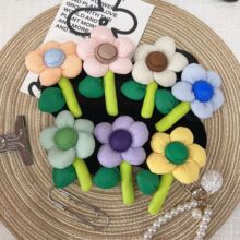 太阳花包包配饰可爱小花配件少女心服饰鞋帽辅料厂家直销挂饰饰品