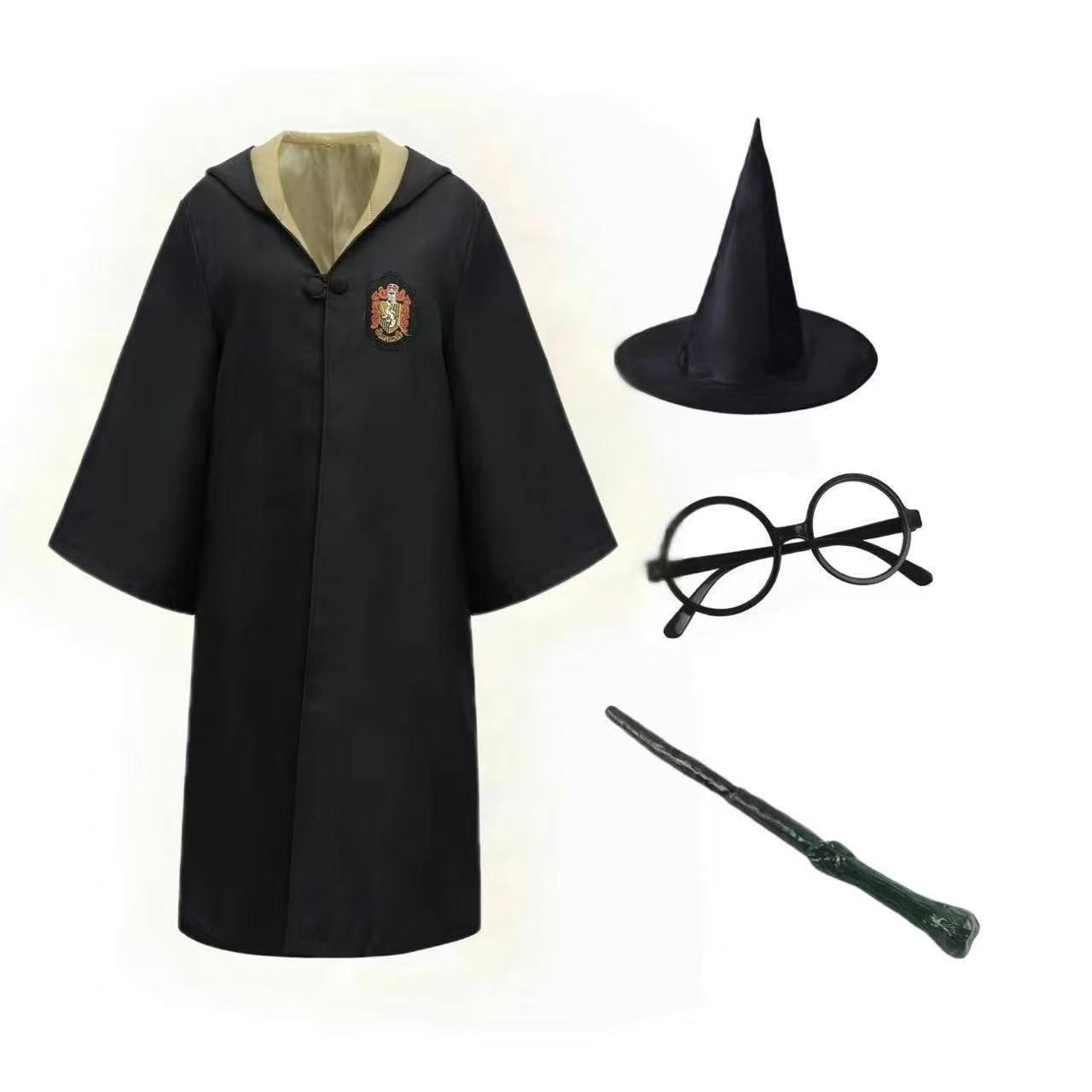 Túnica con Capucha Mágica para Cosplay de Poliéster para Halloween y Espectáculos