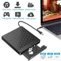 Computer external burner five-in-one multi-function card optical drive read and write optical disk mobile external optical drive portable