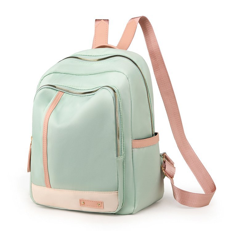 Nueva mochila de tela Oxford para mujer, versión coreana de gran capacidad, mochila de estilo universitario salvaje, bolsa de viaje ligera impermeable