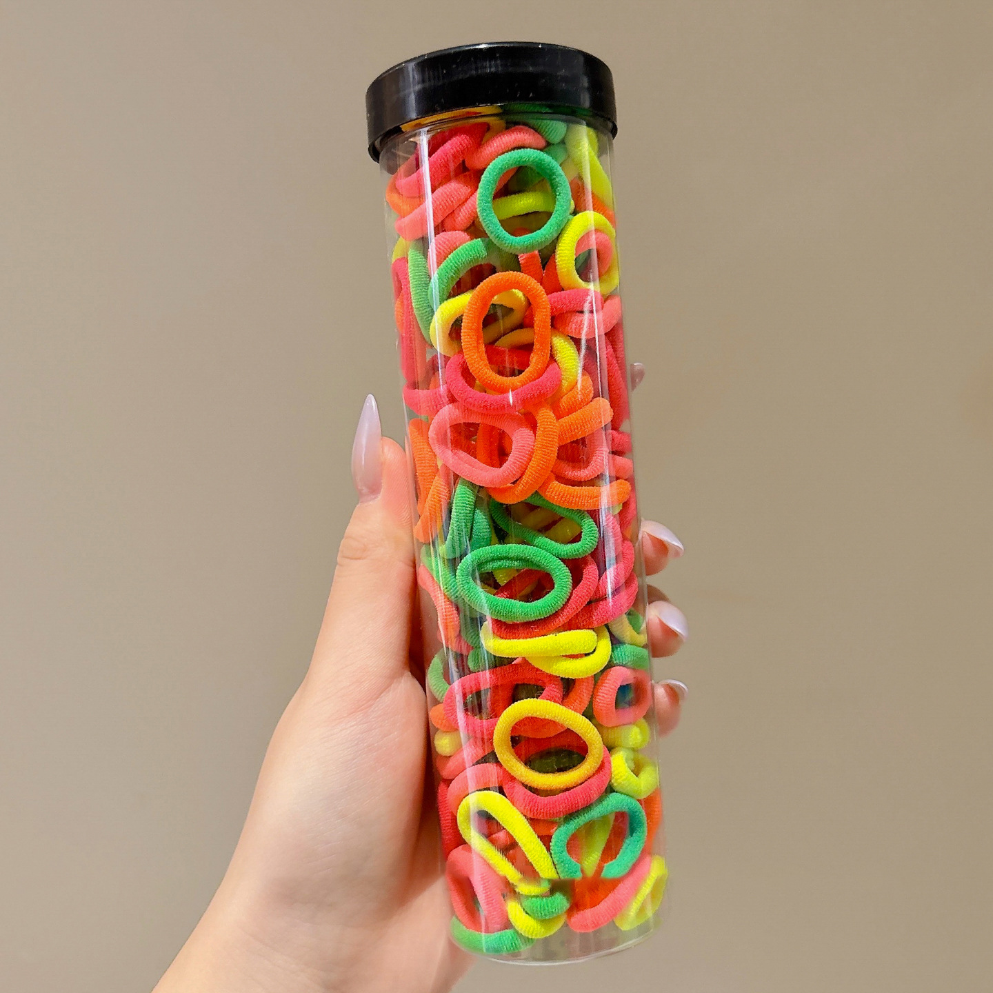 Anillo de cabello para niños niñas correa de cabello no daña el cabello para bebés anillo de toallas enlatadas corda de cabello pequeña cinta de color trenzado image 24