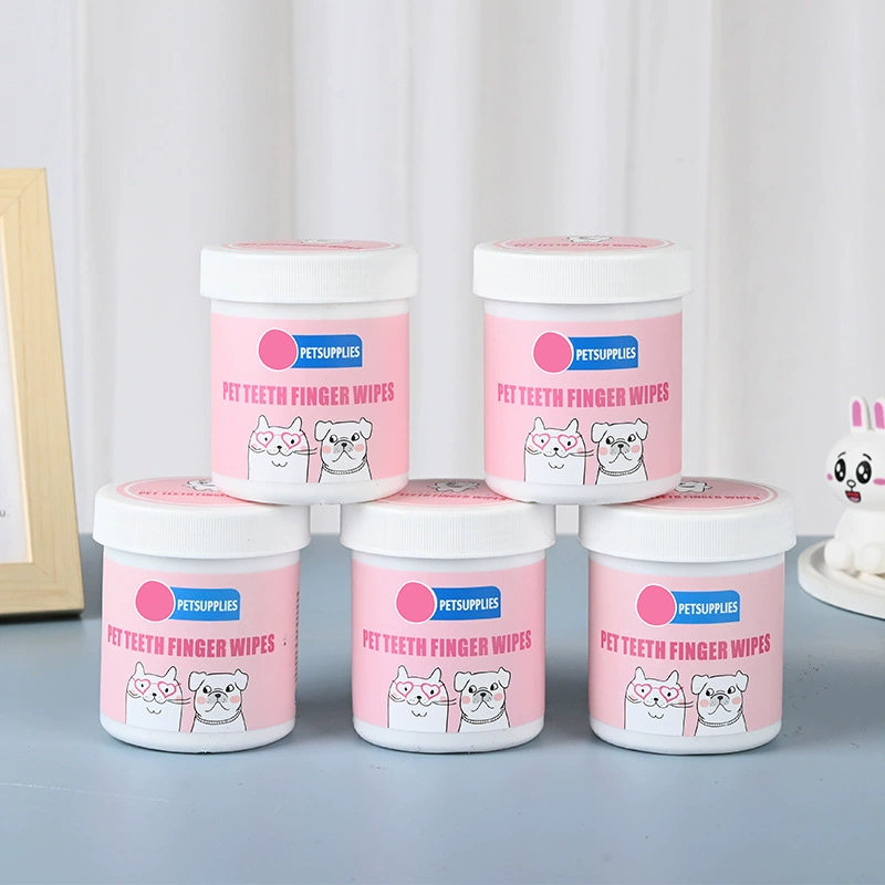 Чистящие зубы для домашних животных Чистящие пальцы влажные салфетки для удаления зубного камня для ухода за полостью рта собаки кошки универсальные