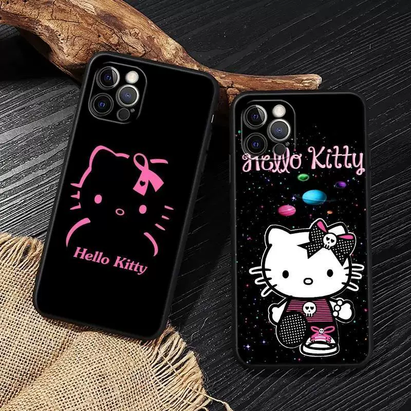 Apple, милый чехол для телефона Hello Kitty, совместимый защитный чехол, чехол для iPhone