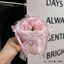 ✅七夕迷你口袋见面小花束玫瑰向日葵永生花伴手礼生日礼物装