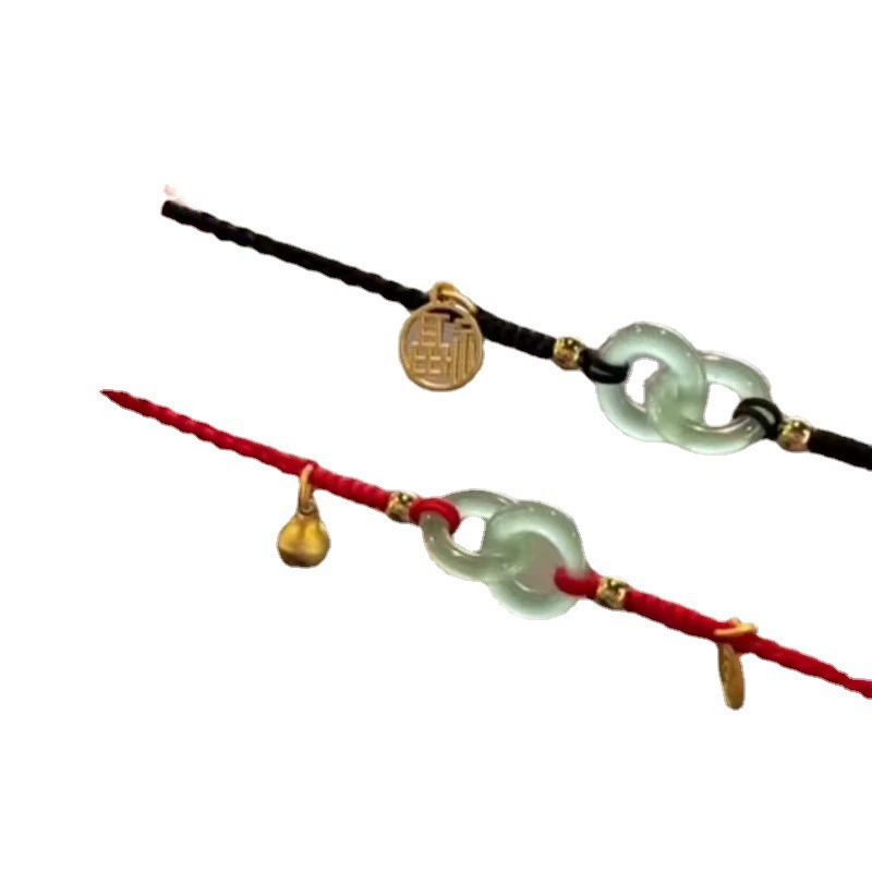 Woven bracelet, protective amulet, universal buckle for beloved, internet celebrity, simple and elegant design
