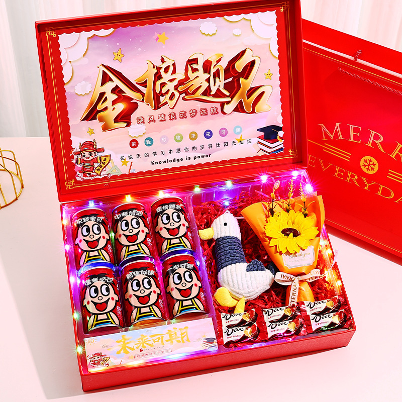 Gifts for the High School Entrance Exam, Adult Gifts, 18Th Birthday, 100-Day Celebration, College Entrance Exam Success Gift Box, Ceremonial Gifts