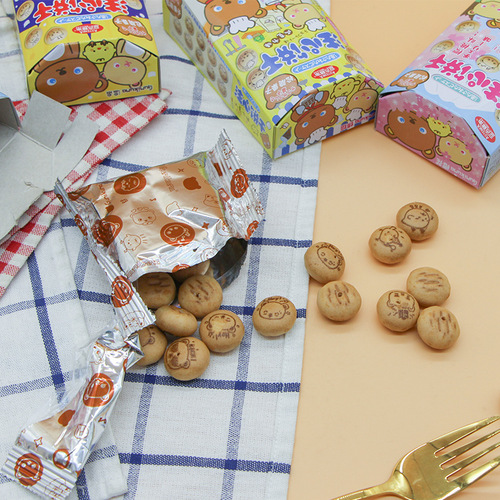 Bear Note Cookies Milk Chocolate Sandwich Cookies Casual Office Snacks Souvenirs Children's Cookies