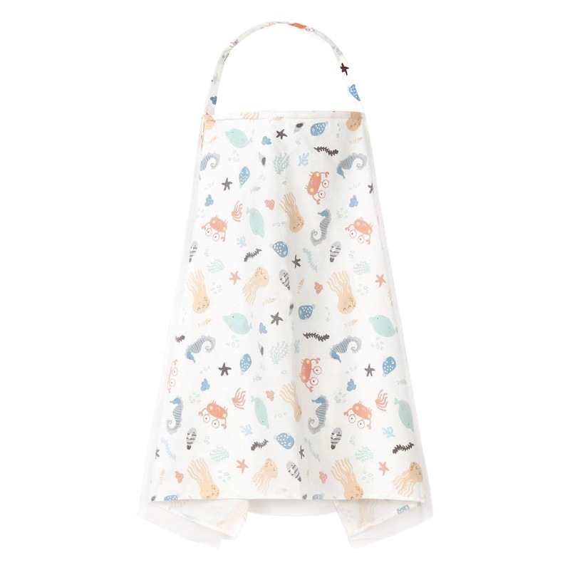 Toalla de Enfermería de algodón Toalla de enfermería para la primavera, el verano y el otoño de ropa de enfermería cubierta de la toalla cubierta de La Herradura