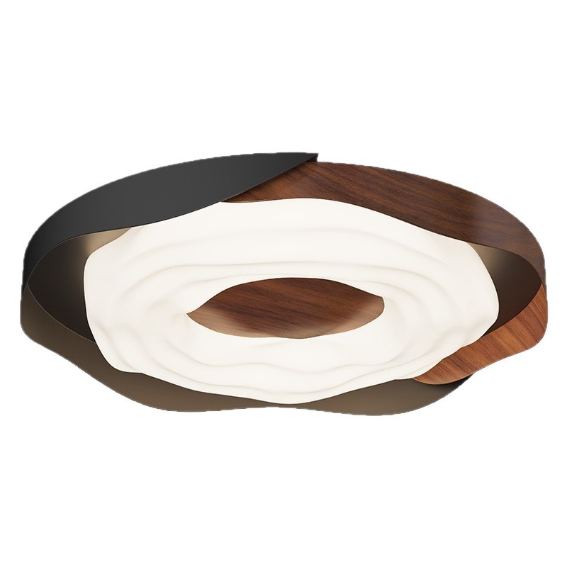 Lámpara de techo de dormitorio, estilo antiguo francés, patrón de nogal, galletas creativas, dormitorio principal, habitación de libro, lámpara led