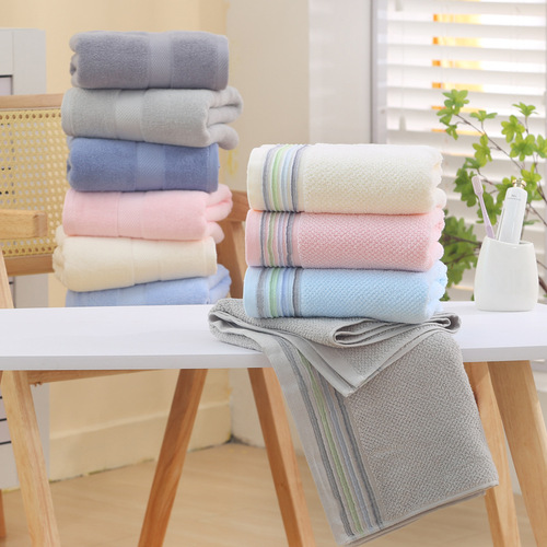 Pure cotton bath towel hotel beauty salon gift large bath towel household absorbent cotton beach towel hotel bath towel wholesale
