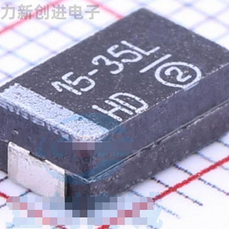 293D156X9035D2TE3描述15uF(156) ±10% 35V 钽电容