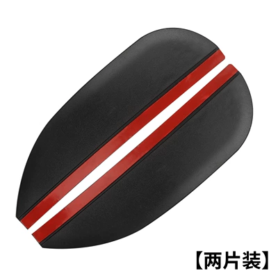 rain shield, universal car decorative – Rearview mirror rainproof sticker - uv-black-rain-eyebrow-blank-set-of-two
