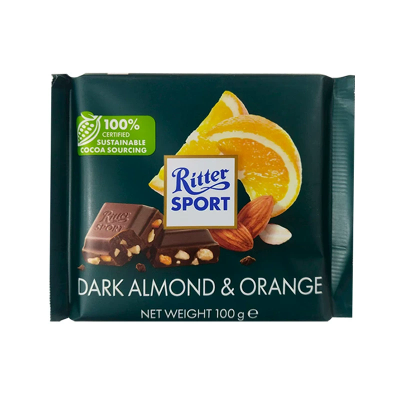 Germany Rittersport Ritter Portrert Harm, Hazelnut Milk Dark Chocolate Net Red Leisure Snacks