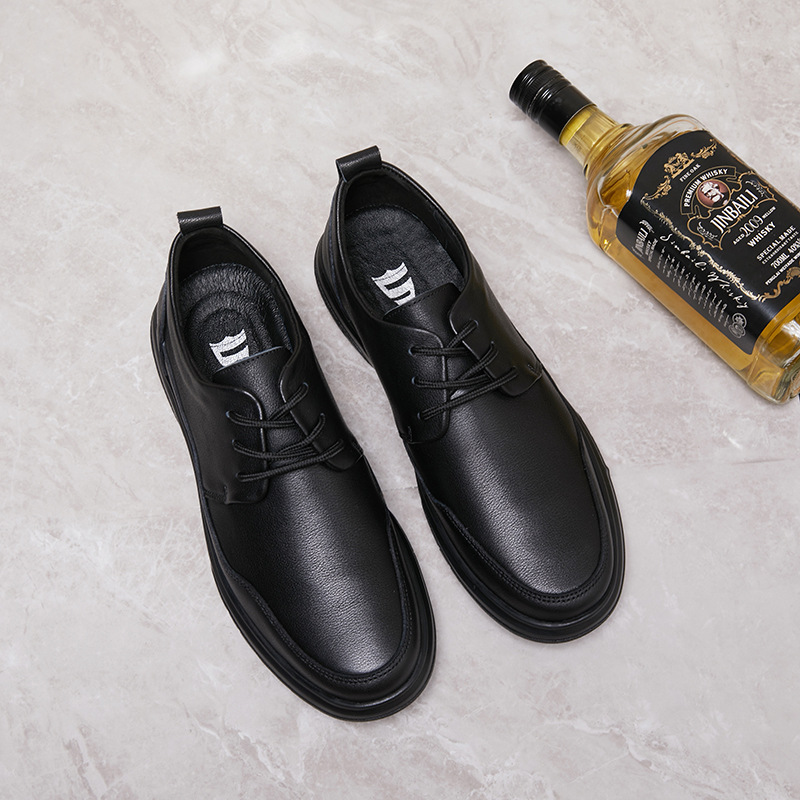 Men's comfortable breathable casual leather shoes_voghion.com