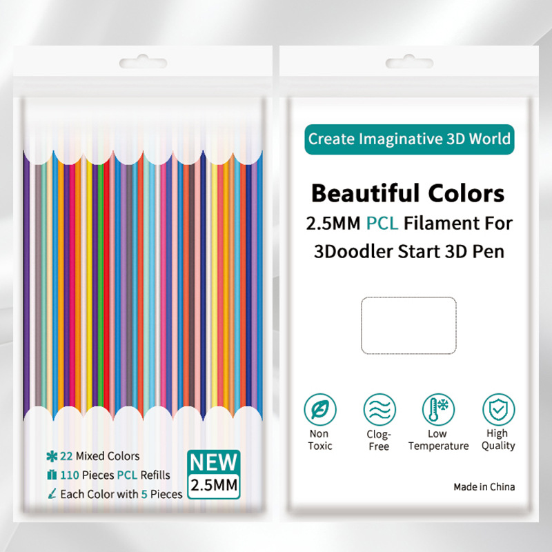 [110개] 3Doodler PCL 22색 5개/색 15cm/개