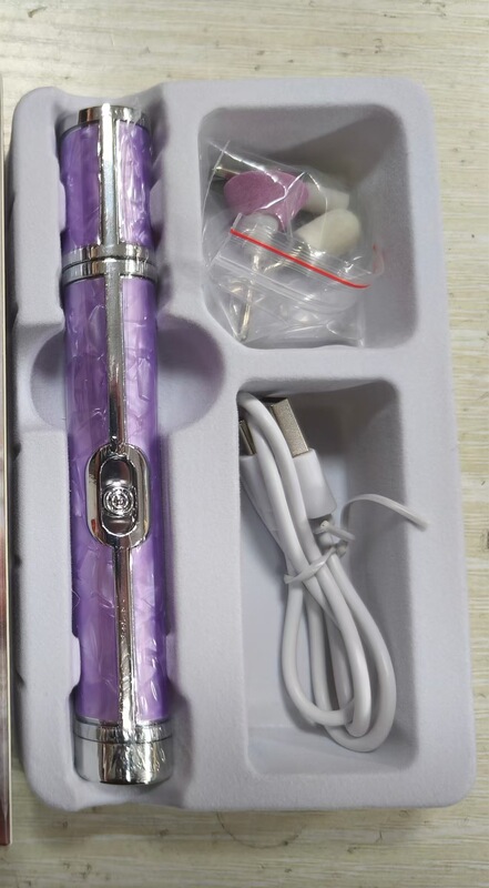 跨境电动美甲打磨机无线磨甲器家用便携式修甲卸甲工具充电打磨笔|undefined