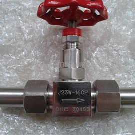 304/316不锈钢高压焊接针型阀/DN10 DN15仪表针型截止阀J23W-160P
