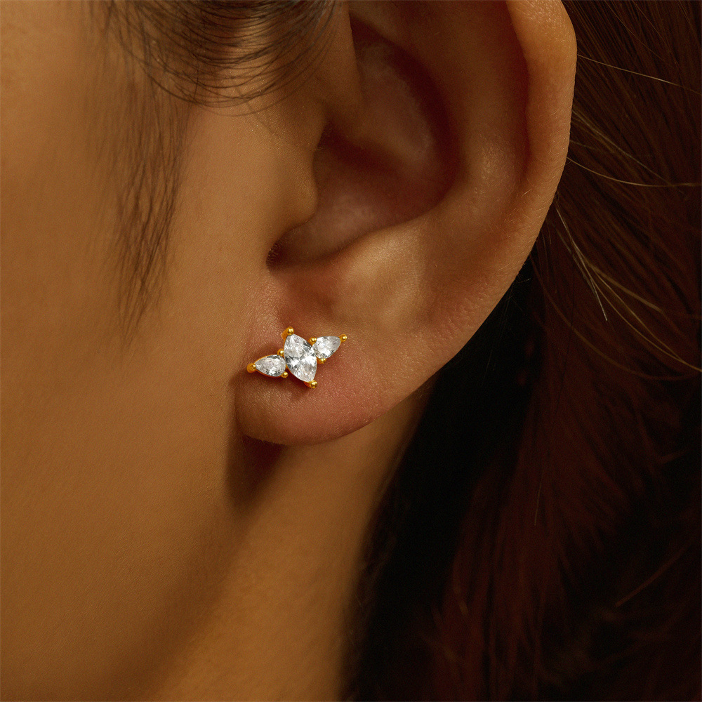 2g Weight October Birthstone Opal, Zircon Inlay Material Ear Studs Classification 1 Piece Quantity Daily Occasion 925 Sterling Silver Material Geometric Pattern Unisex Gender Plating, Inlay Design Simple Style Style 1 Piece Ear Cartilage Rings & Studs Simple Style Geometric 925 Sterling Silver Plating Inlay Opal Zircon 20