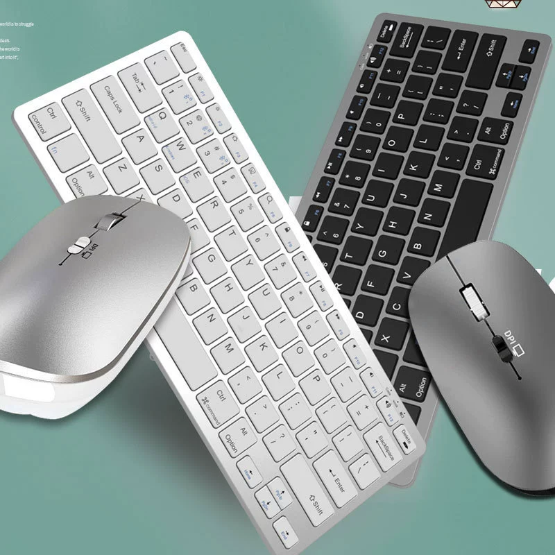 Wireless keyboard for office, mouse, light and thin mute set, bluetooth