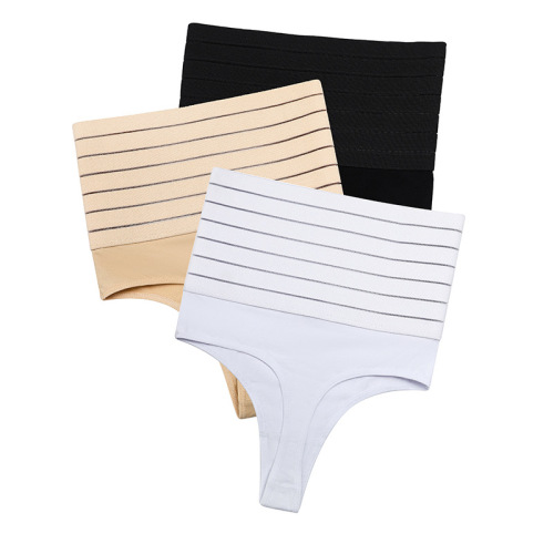 Amazon's new cross-border high-waisted tummy-tightening pants, women's underwear, thong, high-elastic, high-waisted, body-shaping, tummy-tightening pants