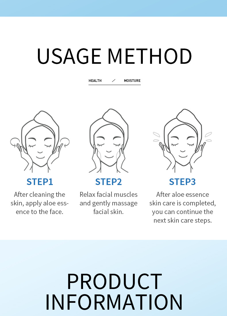 100% English Essence SADOER Hyaluronic Acid Moisturizing Essence Moisturizing Essence Moisturizing Skincare Products Cross-Border
