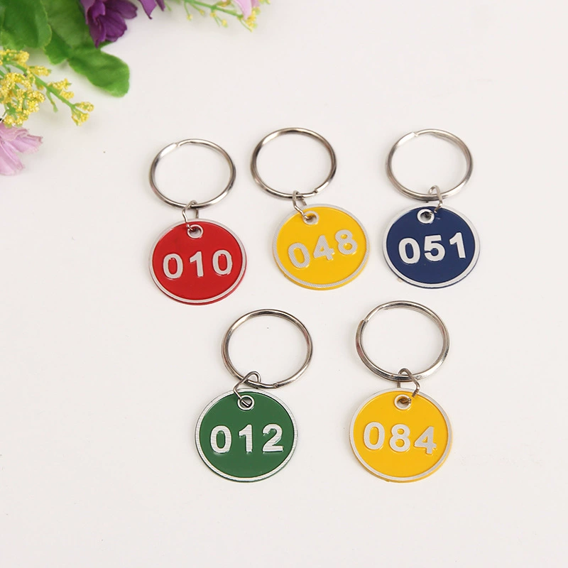 Бирка из алюминиевого сплава, бирка для хранения, бирка для номеров в бассейне, бирка для ключей, бирка для вызова в хот-пот, бирка для хранения в сауне