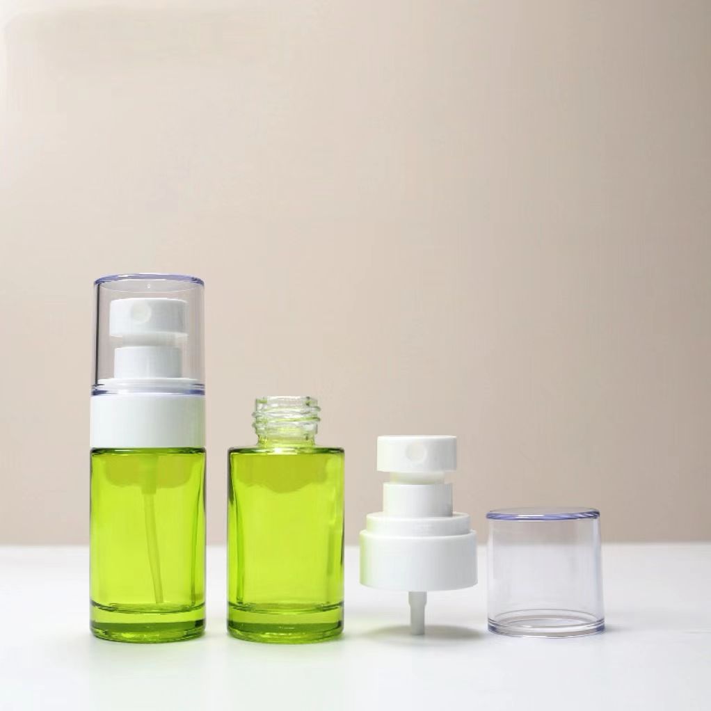 En stock suministro de botella de vidrio 20ml eliminación de olor corporal líquido loción botella de spray botella de loción ambientador portátil spray