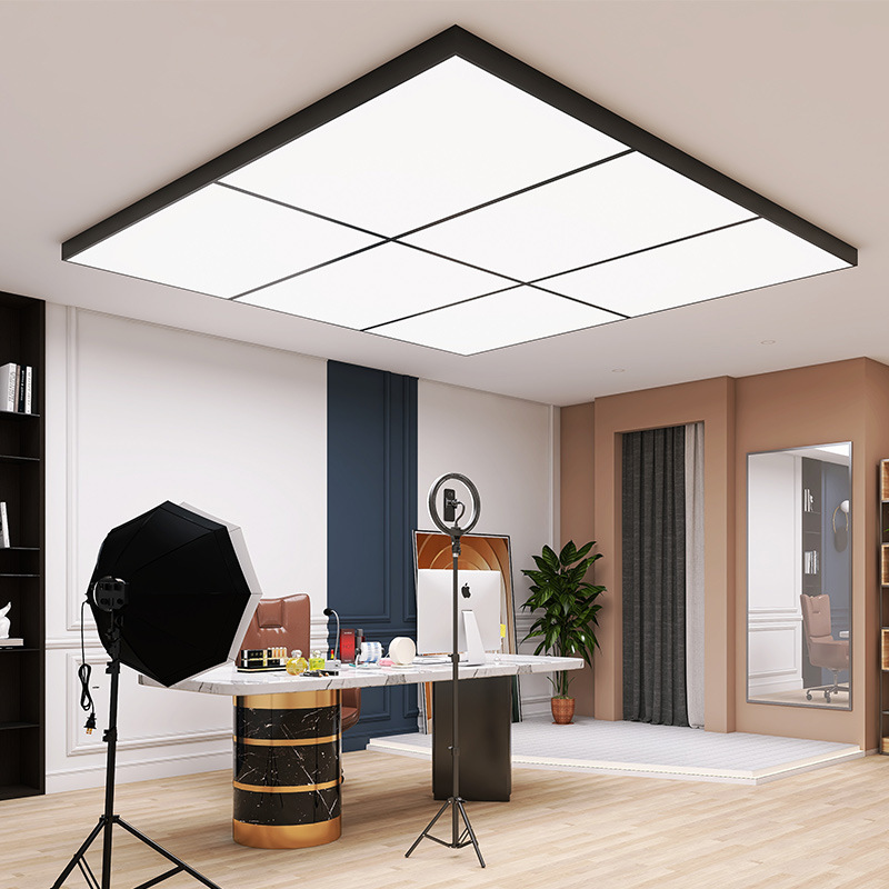 直播间补光专用顶灯LED方型吊灯无影灯吊灯服装直播间顶灯泛光灯-阿里巴巴