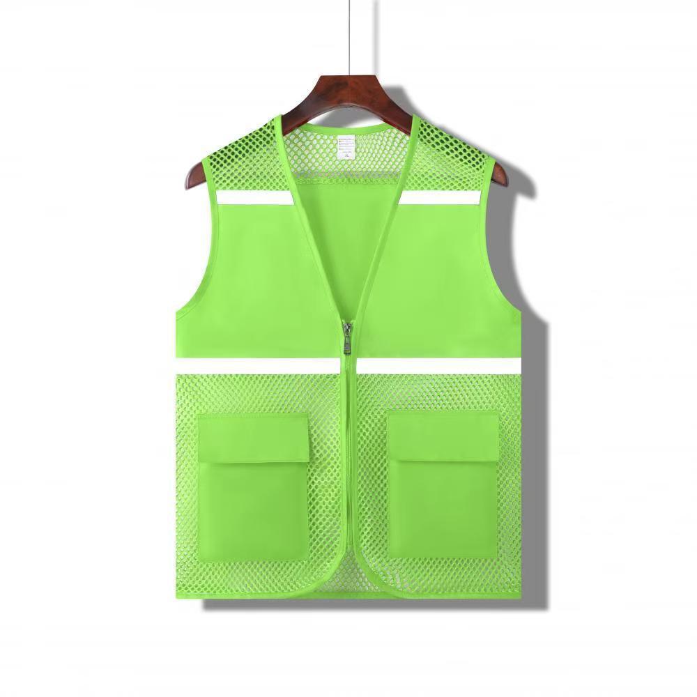 Red de pesca para campamento de verano, chaleco transpirable, camisa publicitaria, actividades para niños, chaleco reflectante voluntario, logotipo impreso personalizado