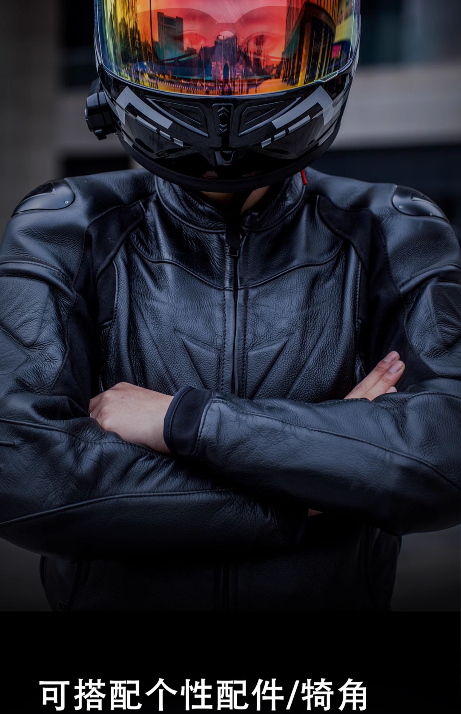 Motorcycle Helmet Full Face Winter Motorbike Helmet with Bluetooth