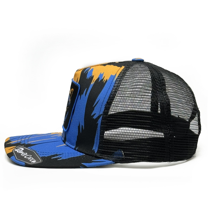 Graffiti Printed Baseball Cap Animal Fan Embroidered Flower Hat Mesh Cap Outdoor Casual Sunnet Hat Male_voghion.com