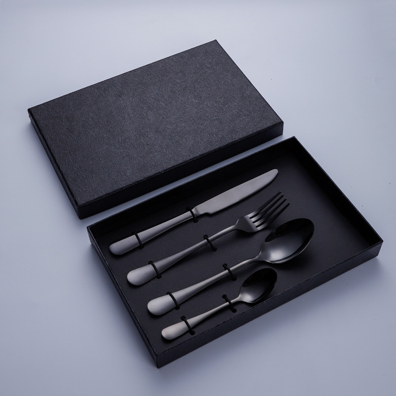 블랙 4 종 세트 플러스 선물 상자