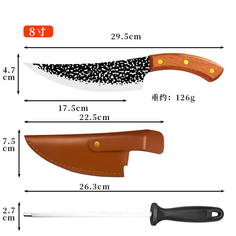 Comercio exterior cuchillo de frutas cuchillo de cocina cuchillo afilado cuchillo de corte de hueso cortar cerdo, ganado y oveja regalos