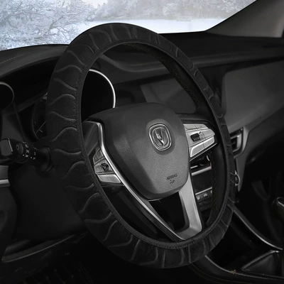 handle cover Choice, Steering wheel cover - petals-black-38cm