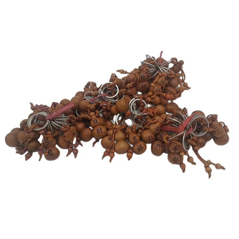 A2324 Fu Lu PING Una calabaza llavero polipasto llavero colgante PING An Ruyi saludos 2 yuanes tienda