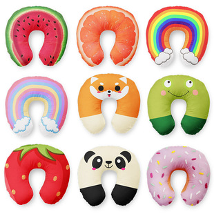 U-shaped Pillow Neck Pillow Nap Travel Pillow Neck Pillow Portable Fruit Foreign Trade Cross-border Amazon AliExpress Daifa