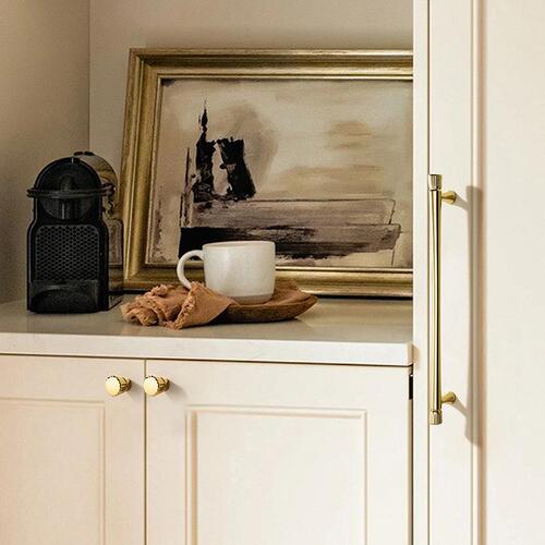 Cabinet door golden handle simple American cabinet drawer brass light luxury wardrobe door handle wine cabinet furniture accessories